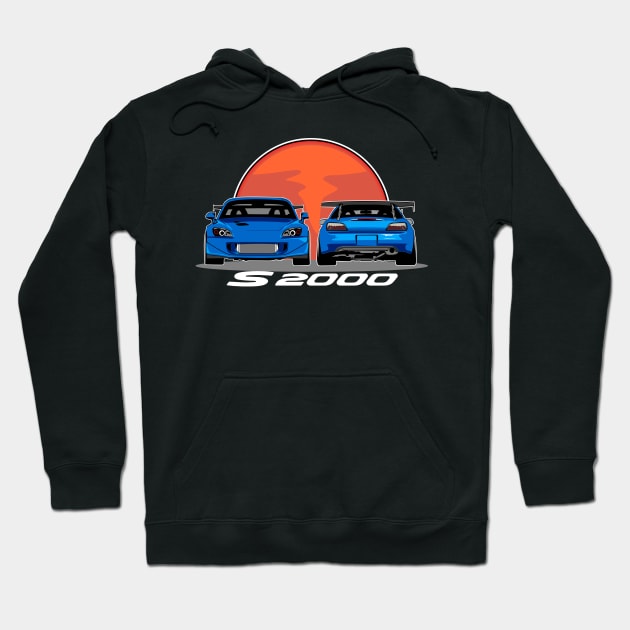 blue honda s2000 Honda S2000 Hoodie TeePublic